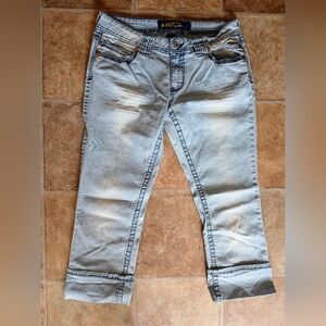 Angels Light Blue Ankle & Cropped Jeans